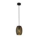 Laser lampa wisząca 1-punktowa czarna/złota 19231-1BGO w sklepie internetowym Multilampy.pl