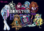 Fototapeta papierowa 982 Monster High w sklepie internetowym KrainaBarw.pl