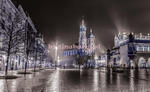 Fototapeta na flizelinie 1315VE Kraków - Rynek nocą w sklepie internetowym KrainaBarw.pl