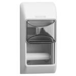 Pojemnik na papier toaletowy 2 rolki Katrin INCLUSIVE Mini plastik biały w sklepie internetowym P+L Systems