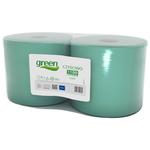 Czyściwo papierowe przemysłowe centralnie dozowane w rolce Lamix Green 2 szt. 1 warstwa 250 m makulatura zielony w sklepie internetowym P+L Systems