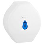 Pojemnik na papier toaletowy Merida TOP MEGA Maxi plastik biało - niebieski w sklepie internetowym P+L Systems