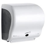 Automatyczny podajnik ręczników papierowych w rolce Merida Maxi plastik biały w sklepie internetowym P+L Systems