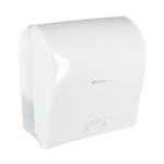 Automatyczny podajnik ręczników papierowych w rolce Maxi Merida SOLID CUT plastik biały połysk w sklepie internetowym P+L Systems