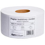 Papier toaletowy JUMBO Faneco Optimum 12 rolek 2 warstwy 115 m średnica 18 cm celuloza + makulatura w sklepie internetowym P+L Systems