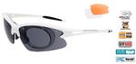 GOGGLE Okulary Sportowe korekcyjne do biegania mod E 877 białe w sklepie internetowym OptiShop.pl