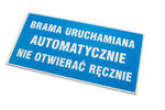 Tabliczka informacyjna - wym. 300x150mm - PVC - kolorowy druk UV - TAB050 w sklepie internetowym Grawernia.pl