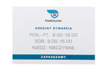 Szyld firmowy - wym. 420x300mm - białe tworzywo PCW - SZ119 w sklepie internetowym Grawernia.pl