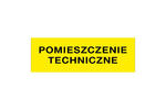 Tabliczki informacyjne na pomieszczenia techniczne - wym. 210x70mm - PVC - kolorowy druk UV - TAB161 w sklepie internetowym Grawernia.pl