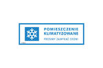 Pomieszczenie klimatyzowane, proszę zamykać drzwi - tabliczka wym. 300x100mm - PVC - kolorowy druk UV - TAB182 w sklepie internetowym Grawernia.pl