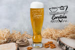 Szklanka na piwo z grawerem dla kobiety - Narodziny legendy - SP034 w sklepie internetowym Grawernia.pl