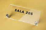 Sala - tabliczka z plexi i numeracją z pismem Braille'a - wym. 160x75mm - TAB275 w sklepie internetowym Grawernia.pl