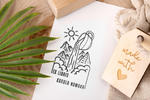 Stempel Ex Libris do odbijania w tuszu - Folk - wymiary gryfu 30x50mm - EX036 w sklepie internetowym Grawernia.pl