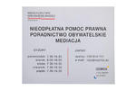 Szyld z godzinami otwarcia i logotypami - wym. 700x600mm - PVC - druk UV - SZUV033 w sklepie internetowym Grawernia.pl