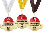 Medal z plexi z nadrukiem UV - wymiary: 89x84mm - MGR097 w sklepie internetowym Grawernia.pl