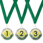 Medal z plexi z nadrukiem UV - wymiary: 90x100mm - MGR104 w sklepie internetowym Grawernia.pl