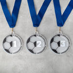 Medal z plexi frost z nadrukiem UV - wymiary: 80x90mm - MGR101 w sklepie internetowym Grawernia.pl