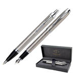 Zestaw Parker IM Essential Stainless Steel CT - pióro wieczne i długopis - PAR213-DUO-PRO w sklepie internetowym Grawernia.pl