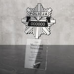 Statuetka akrylowa Policja - wys. 215mm - DTA087 w sklepie internetowym Grawernia.pl