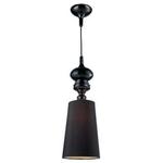 AZZARDO BAROCO AD 7121-1 Black Lampa Wisząca w sklepie internetowym Kosmiczne Lampy