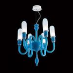 Żyrandol Facon de Venice MAMO 6L sky blue + nakładki w sklepie internetowym Kosmiczne Lampy