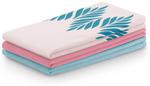 Ręcznik kuchenny LETTY kolor różowy drukowany motyw nowoczesny styl nowoczesny 50x70 ameliahome w sklepie internetowym witadecor.com.pl