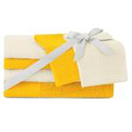 Ręcznik FLOS kolor żółty styl klasyczny 2*30x50+2*50x90+2*70x130 ameliahome w sklepie internetowym witadecor.com.pl