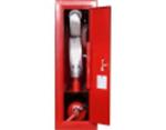 Hydrant wnękowy 52/20m ze zwijadłem wykonanie boczne z miejscem na gaśnicę - biały Ral 9003 w sklepie internetowym FireStop.pl