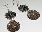 Steampunk z rivoli Swarovskiego Emerald w sklepie internetowym Artillo