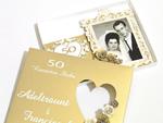 Kartka 50 rocznica ślubu zdjęcie w pudełku w sklepie internetowym Artillo