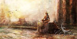 Obraz - Indie - płótno - malowany, orientalny w sklepie internetowym Artillo