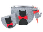 Mała torebeczka z kotkiem, portfel i opaska w sklepie internetowym Artillo