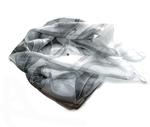 Szara ze srebrem chusta jedwabna w sklepie internetowym Artillo