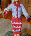 Ubranko dla lalki barbie - garsonka szydełko w sklepie internetowym Artillo
