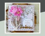 Kartka ślubna w pudełku na ślub Pierścień i róża w sklepie internetowym Artillo