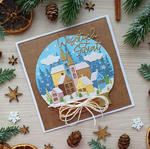 Kartka świąteczna - kula śniegowa 3 w sklepie internetowym Artillo