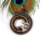 Miedziany amulet z onyksem w stylu greckim w sklepie internetowym Artillo