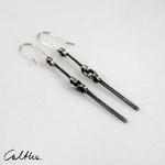 Łańcuch - srebrne kolczyki lub klipsy (2206-03) w sklepie internetowym Artillo