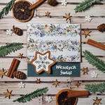 Kartka świąteczna - gwiazdka z piernika w sklepie internetowym Artillo