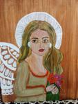Aniela- obraz malowany na desce w sklepie internetowym Artillo
