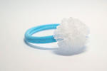 Błękitna opaska elastyczna biały Pomponik w sklepie internetowym Artillo