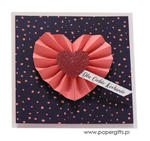 Walentynki Kartka różowe serce kropki w sklepie internetowym Artillo