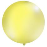 Balon pastelowy OLBRZYM!!! KULA - 0,92 m - żółty w sklepie internetowym Superfajerwerki.com.pl