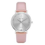Elegancki zegarek KING HOON srebrny na różowym pasku w sklepie internetowym niwatch.pl