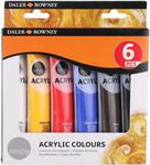 Zestaw Farb Akrylowych Daler Rowney Simply Acrylic 6x75 ml w sklepie internetowym MONET