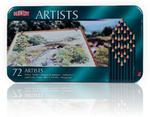 Zestaw Kredek Artystycznych Derwent Artists 72 Kolory (Metalbox) w sklepie internetowym MONET