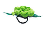 Gumka z wełny z zieloną różą z wełny w sklepie internetowym AzjaCentralnaPL 