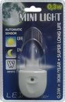 Lampa do gniazdka MINI LIGHT 1X0,3W LED Biały 1610 w sklepie internetowym luke.sklep.pl