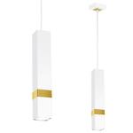 Lampa wisząca VIDAR WHITE/GOLD 1xGU10 w sklepie internetowym luke.sklep.pl