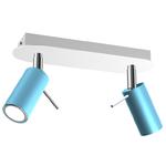 Lampa sufitowa PRESTON BLUE/WHITE 2x mini GU10 w sklepie internetowym luke.sklep.pl